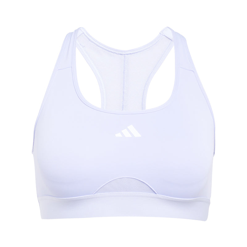 Adidas Womens Powerreact Bra for Training - Violet Tone