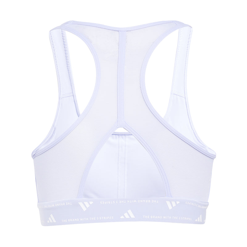 Adidas Womens Powerreact Bra for Training - Violet Tone