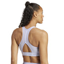 Adidas Womens Powerreact Bra for Training - Violet Tone