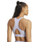 Adidas Womens Powerreact Bra for Training - Violet Tone