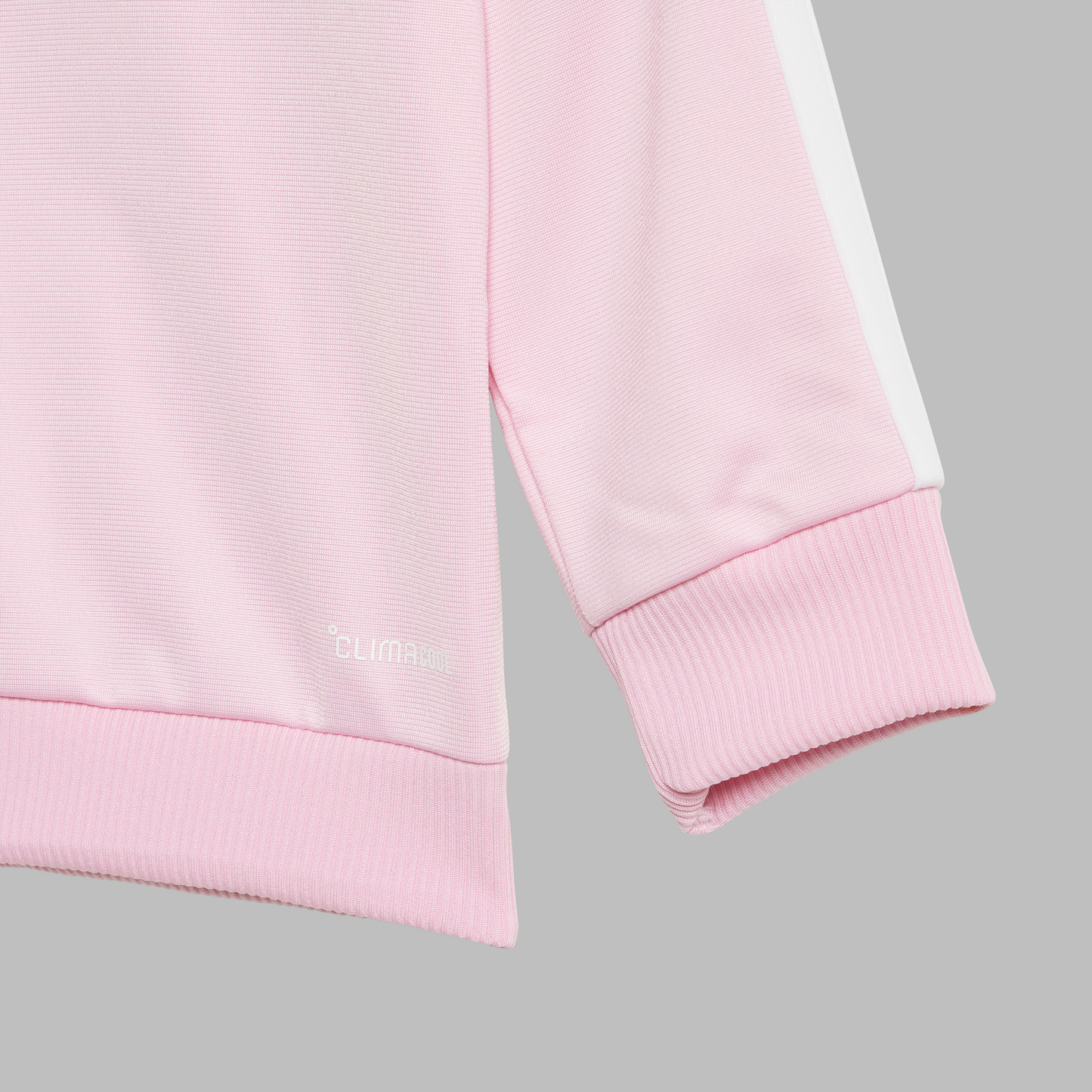 Adidas Kids Seasonal Essentials Tiberio 3-Stripes Tricot Track Suit - True Pink/White/Pink Fusion