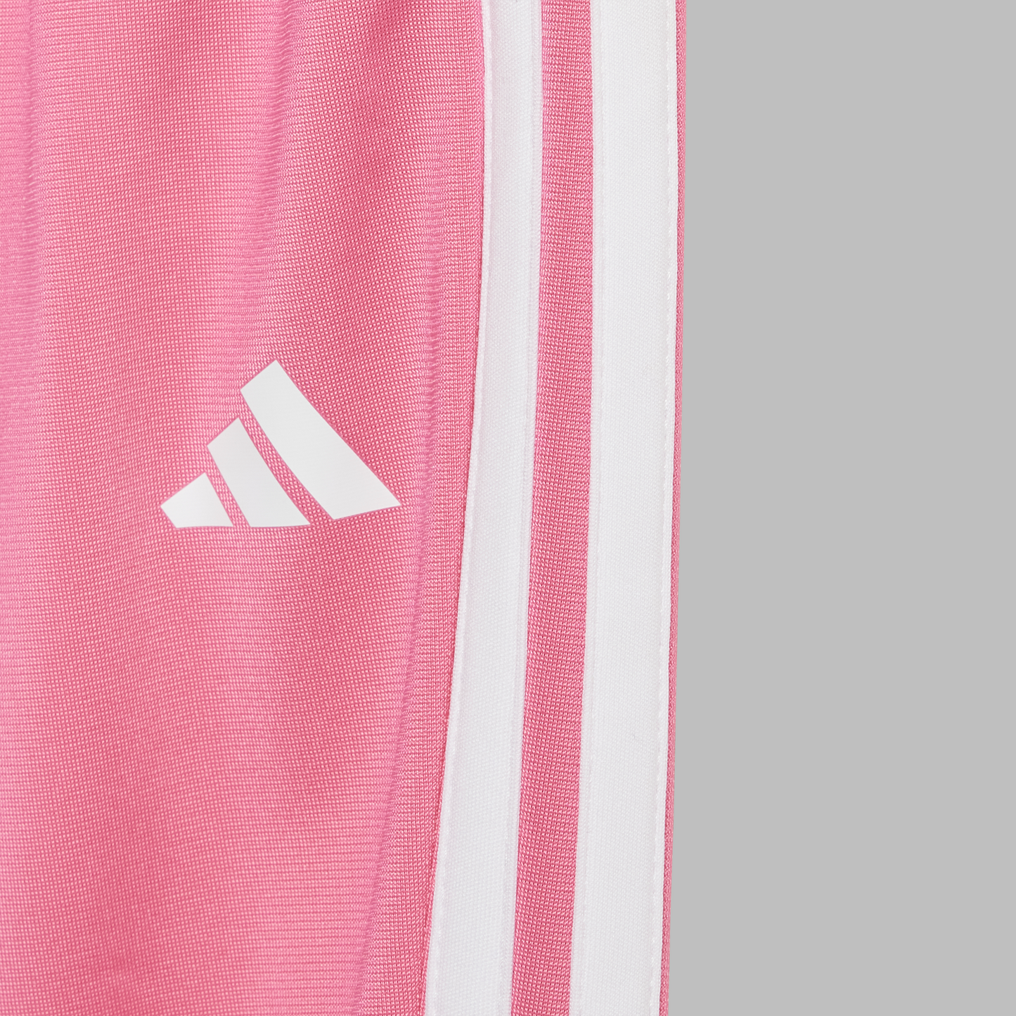Adidas Kids Seasonal Essentials Tiberio 3-Stripes Tricot Track Suit - True Pink/White/Pink Fusion