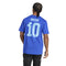 Adidas Mens Messi Name and Number Graphic T-Shirt - Blue