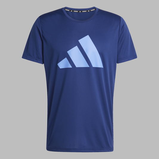 Adidas Mens Run It Tee - Blue