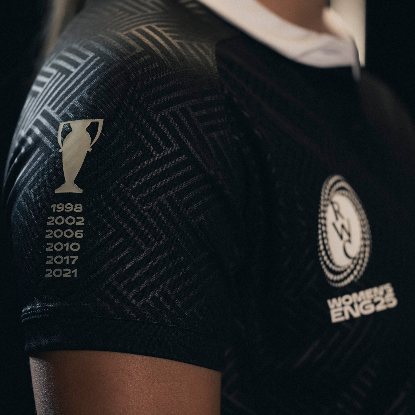 Adidas Womens Black Ferns Rugby World Cup Home Jersey