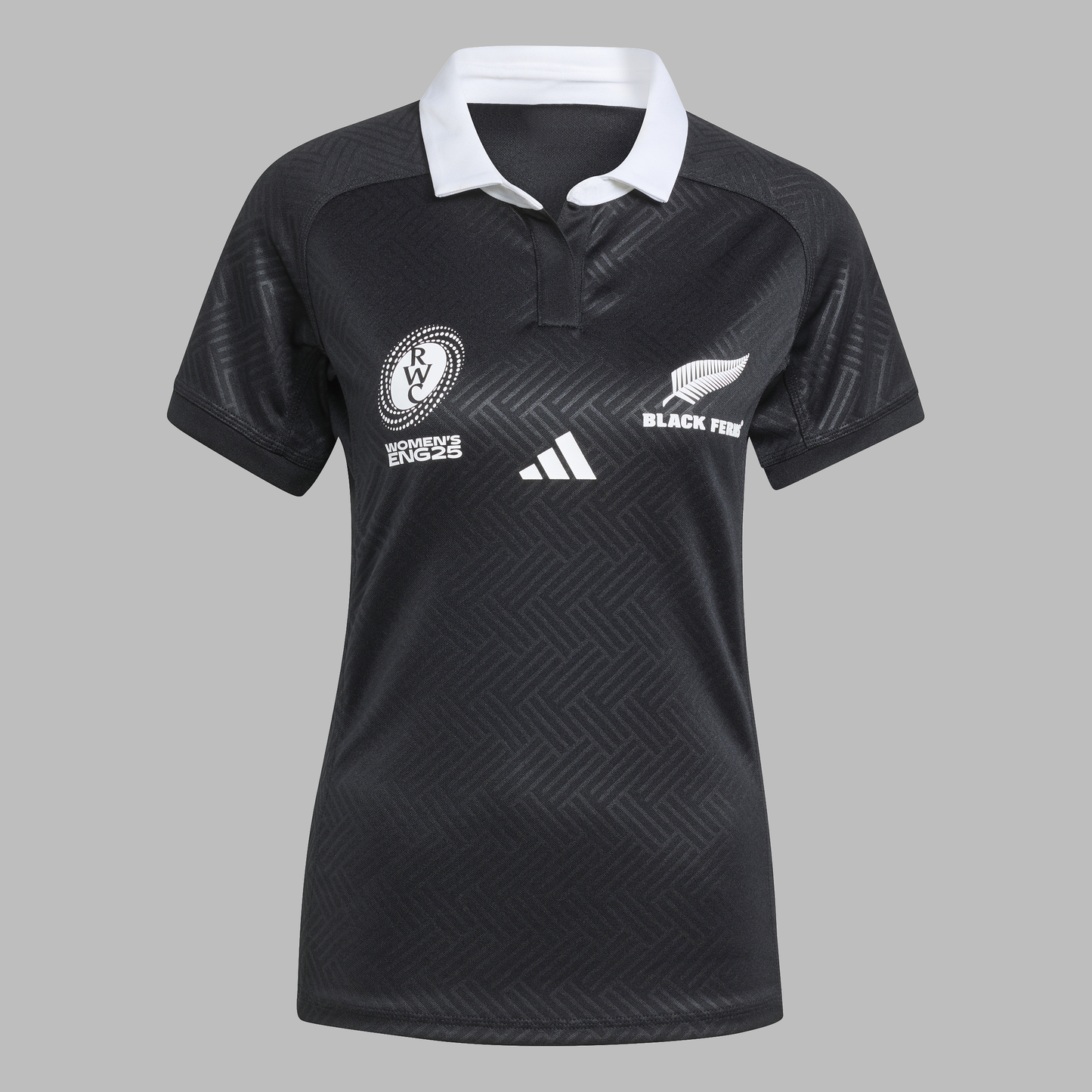 Adidas Womens Black Ferns Rugby World Cup Home Jersey