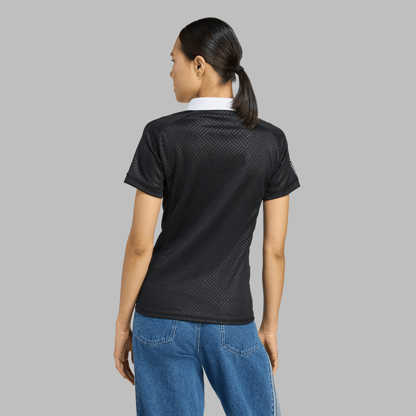 Adidas Womens Black Ferns Rugby World Cup Home Jersey