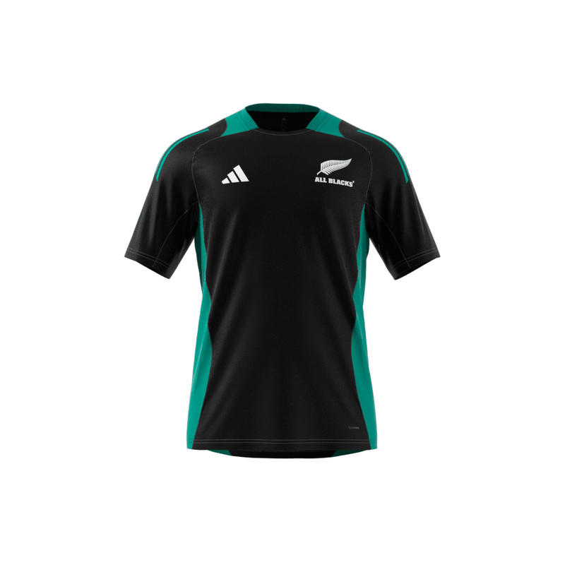 Adidas Mens All Blacks Performance T-Shirt - Black/Teal