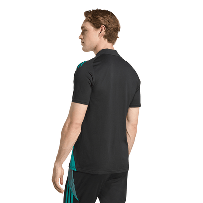 Adidas Mens All Blacks Training Polo Shirt - Black/Teal