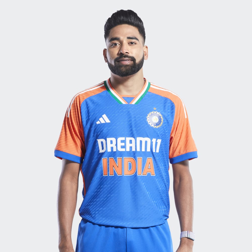 Adidas Mens India Cricket T20I Jersey