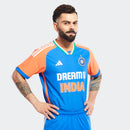 Adidas Mens India Cricket T20I Jersey