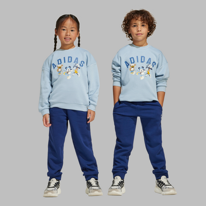 Adidas Little Kids Disney Mickey Mouse Sweatshirt/Jogger Set - Blue