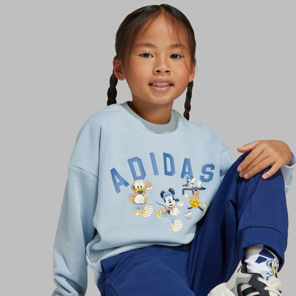 Adidas Little Kids Disney Mickey Mouse Sweatshirt/Jogger Set - Blue