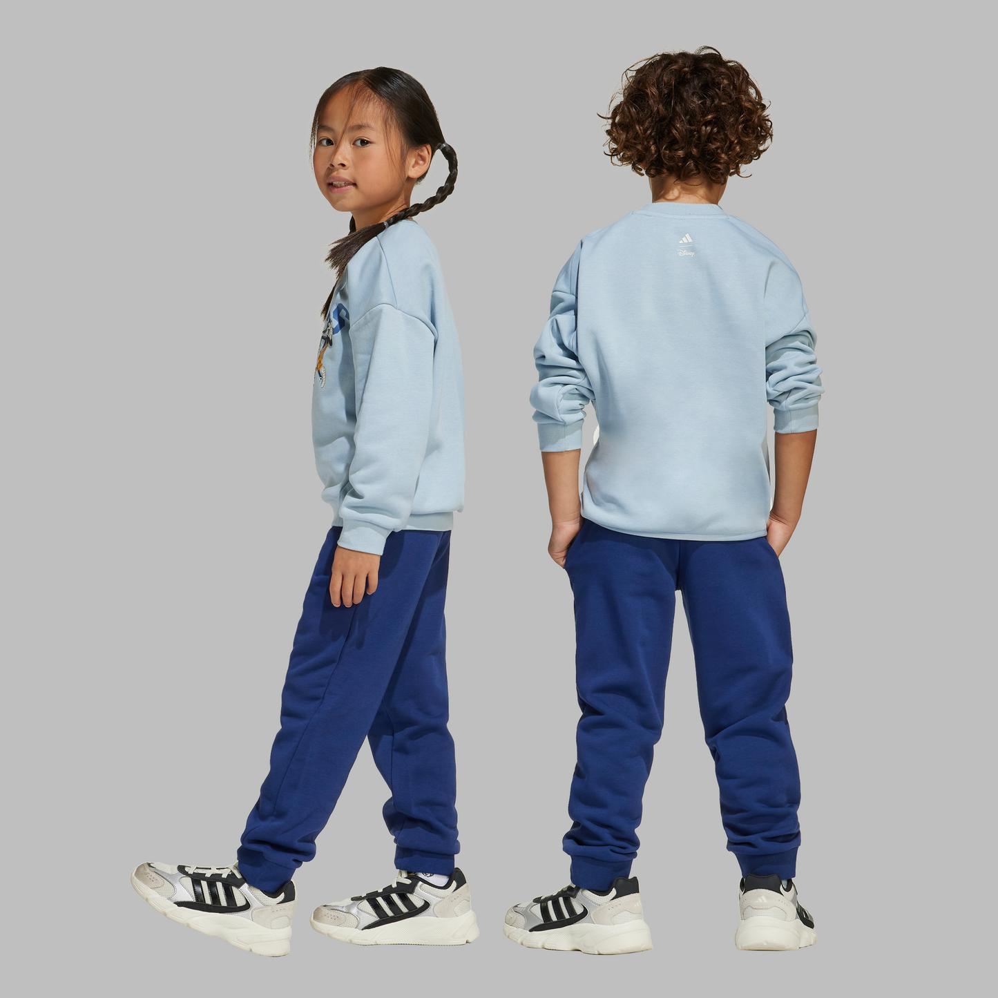 Adidas Little Kids Disney Mickey Mouse Sweatshirt/Jogger Set - Blue