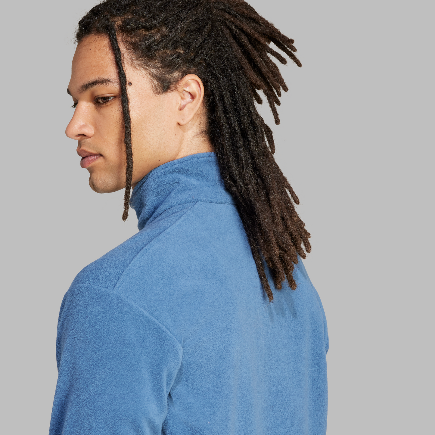 Adidas Mens Multi Essentials 1/2 Zip Fleece Jacket - Wonder Steel