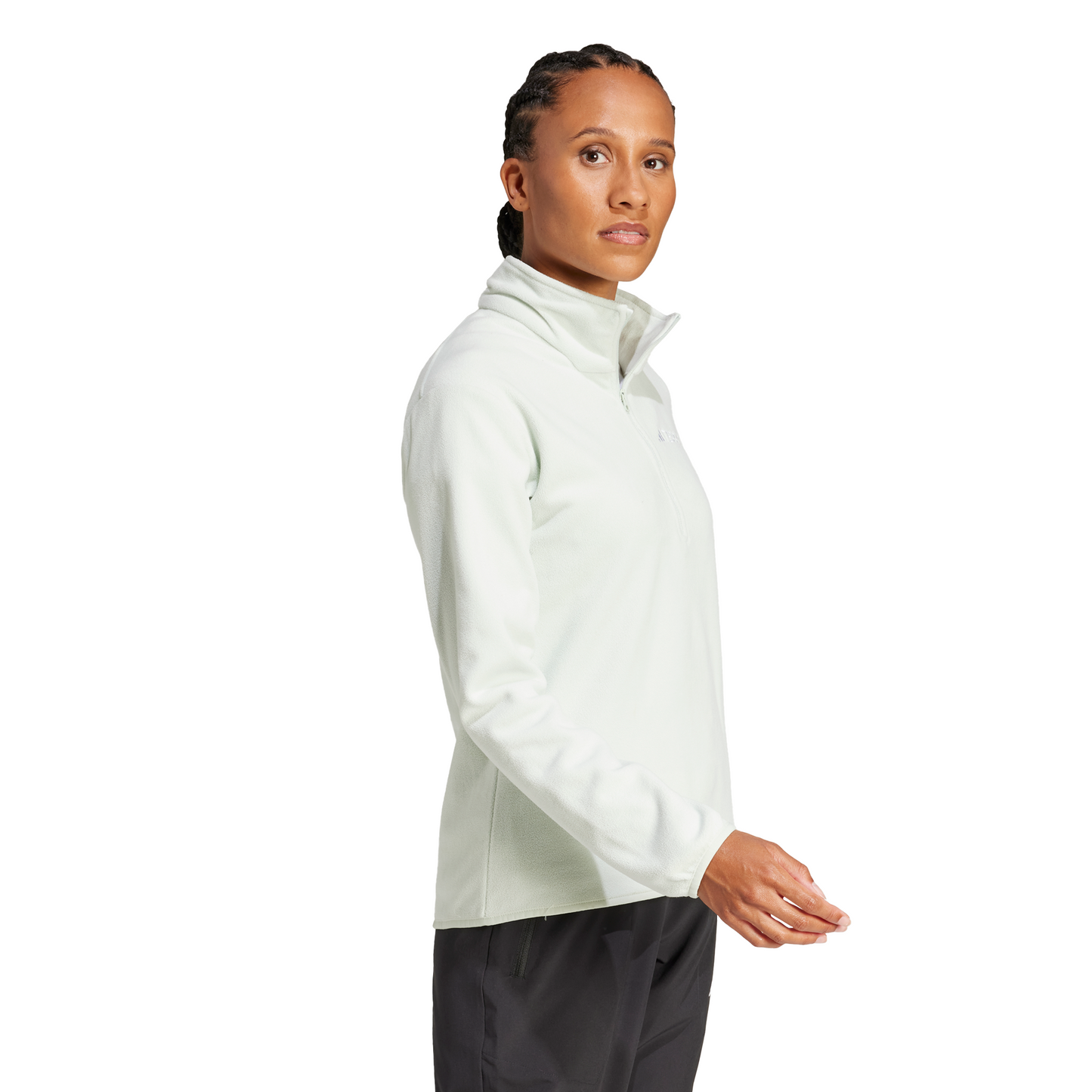 Adidas Womens Multi Essentials 1/2 Zip Fleece Jacket