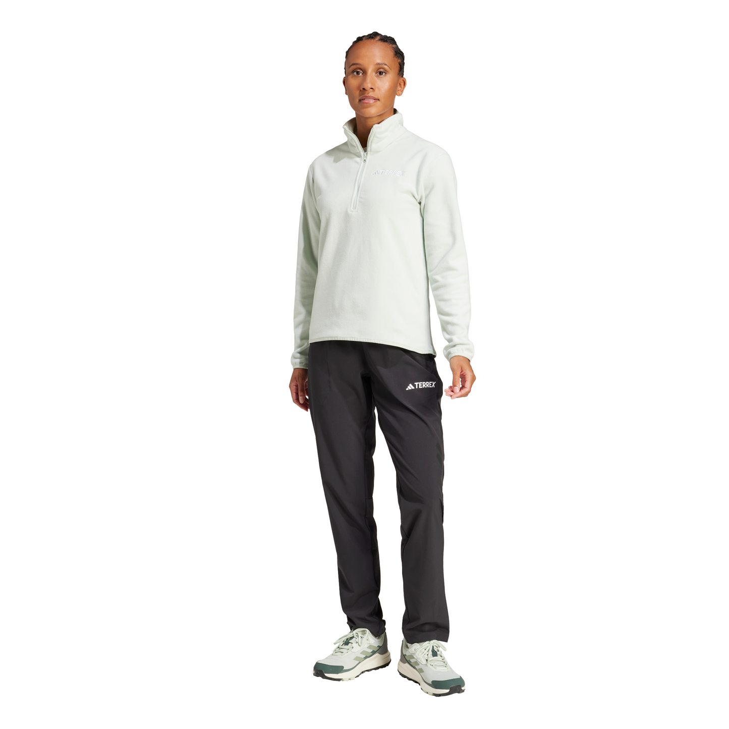 Adidas Womens Multi Essentials 1/2 Zip Fleece Jacket