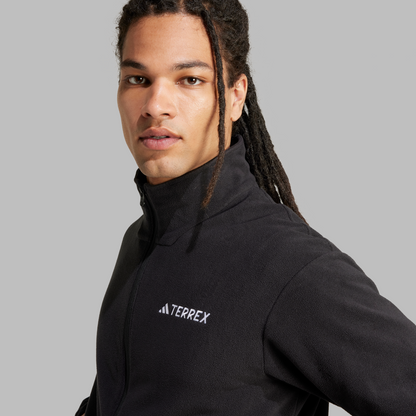Adidas Mens Multi Essentials Full Zip Fleece - Black
