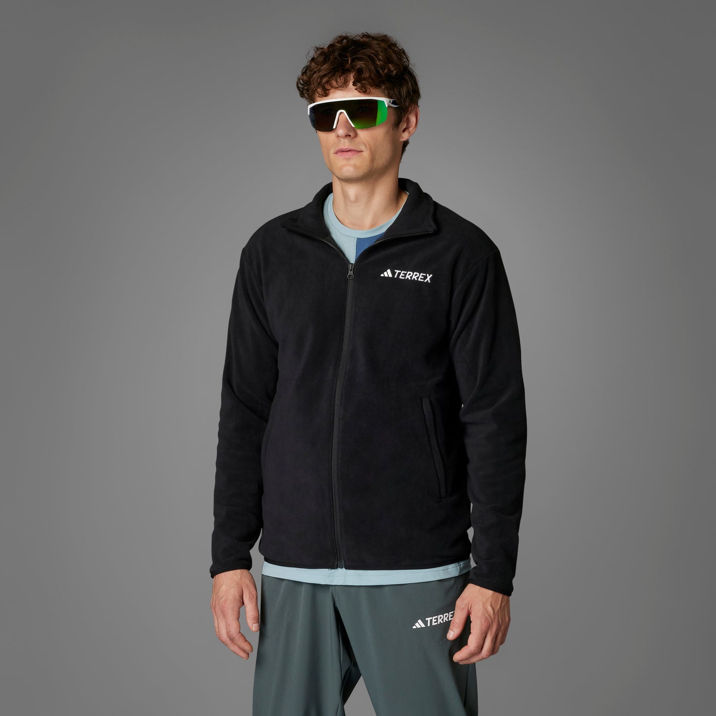Adidas Mens Multi Essentials Full Zip Fleece - Black