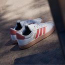 Adidas Womens VL Court 3.0  - Cloud White/Preloved Scarlet/Gold Metallic