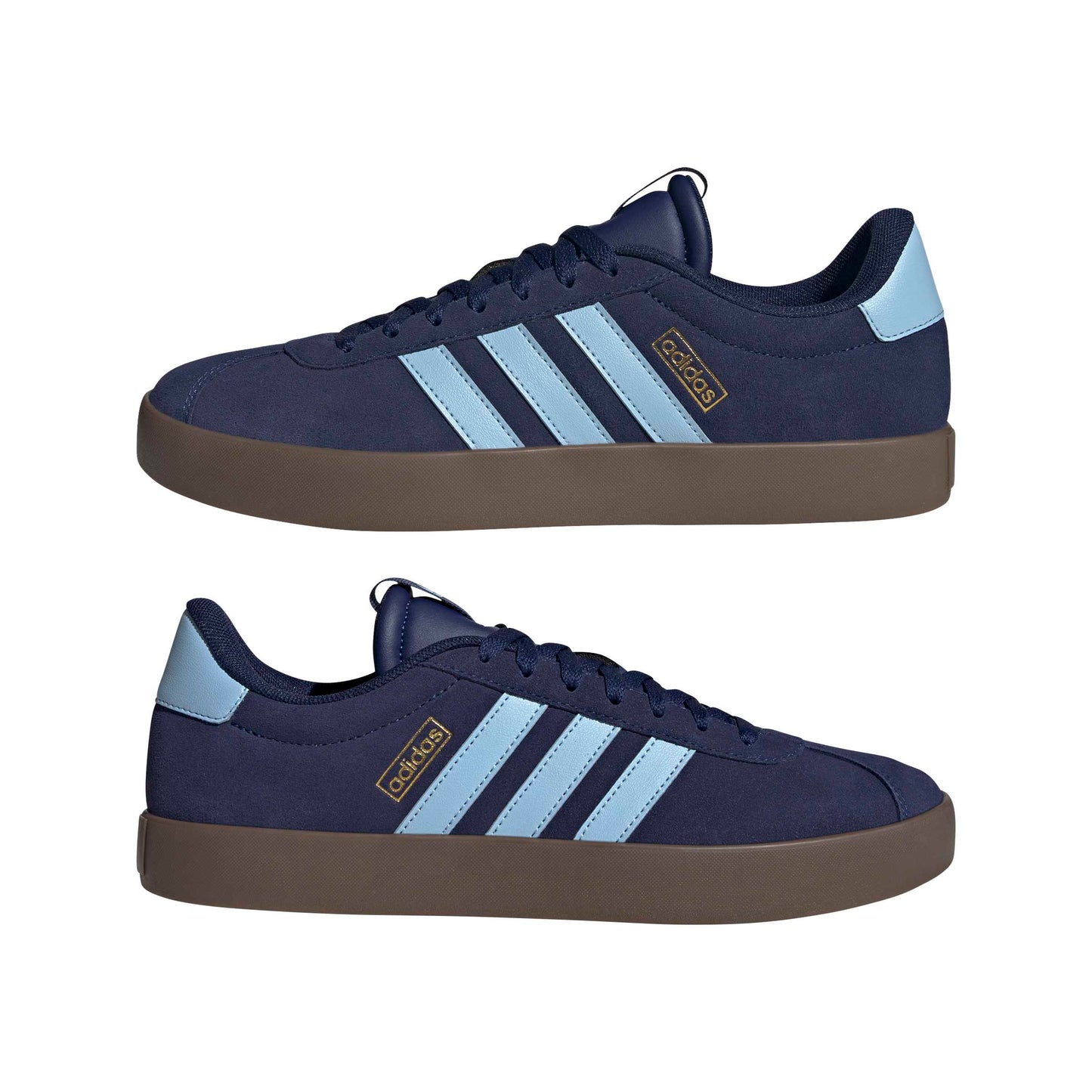 Adidas Mens VL Court 3.0 Shoes - Dark Blue/Clear Sky