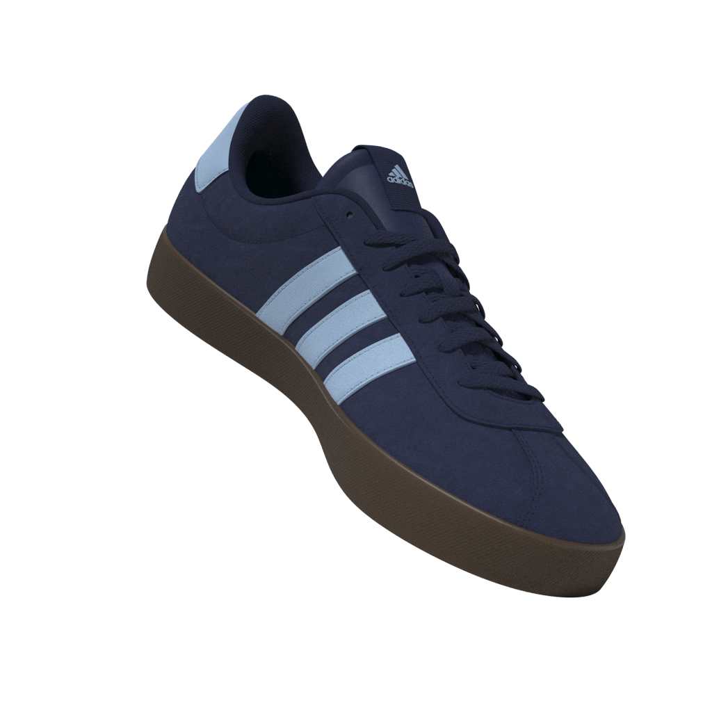 Adidas Mens VL Court 3.0 Shoes - Dark Blue/Clear Sky