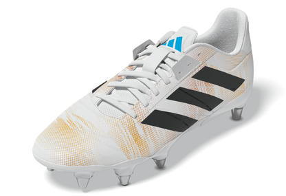 Adidas Kakari RS (SG) Rugby Boots - White/Black/Pure Orange