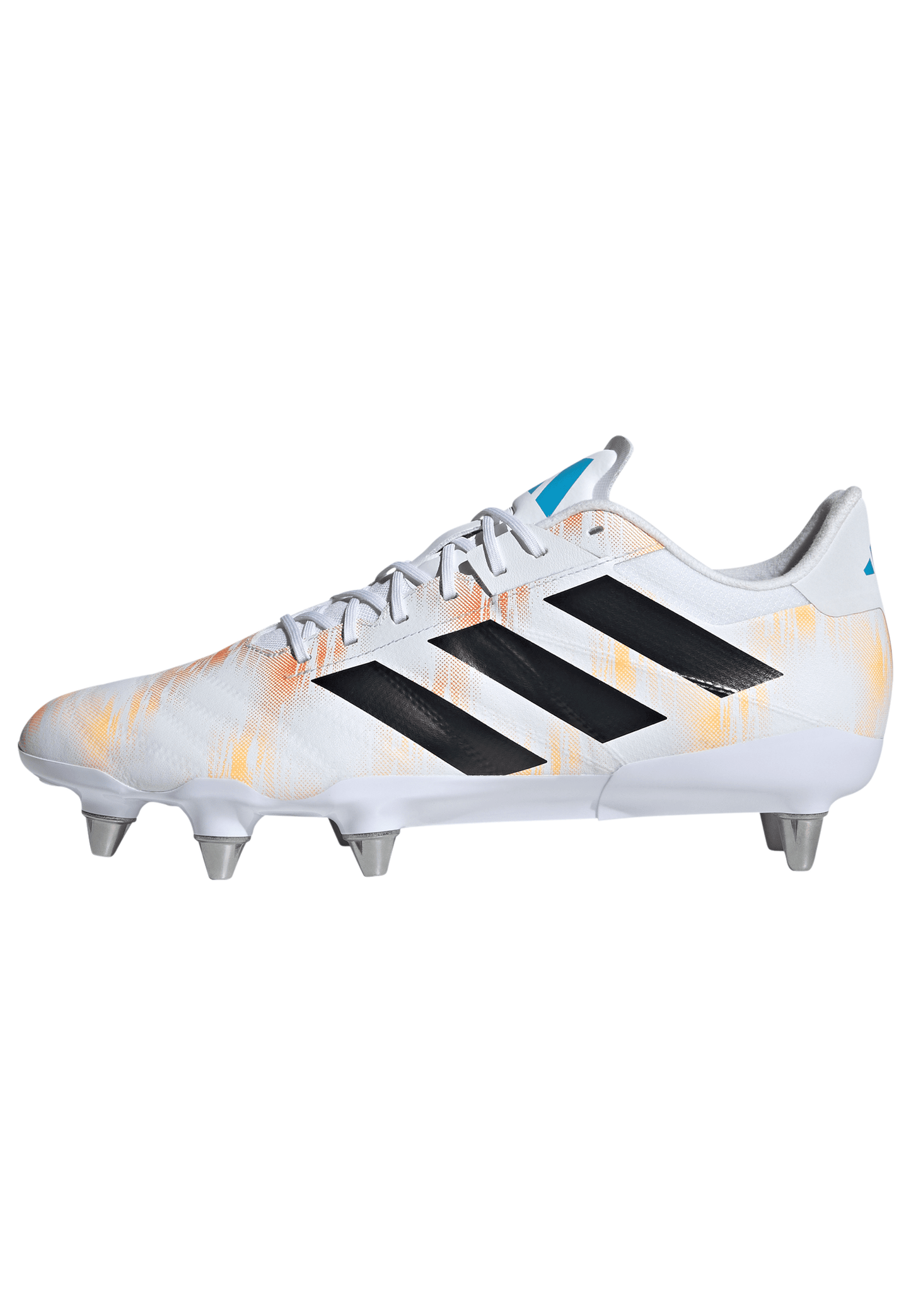Adidas Kakari RS (SG) Rugby Boots - White/Black/Pure Orange