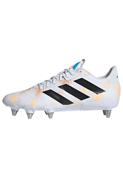 Adidas Kakari RS (SG) Rugby Boots - White/Black/Pure Orange