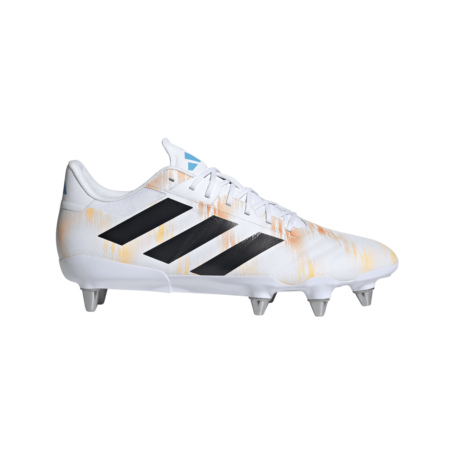 Adidas Kakari RS (SG) Rugby Boots - White/Black/Pure Orange