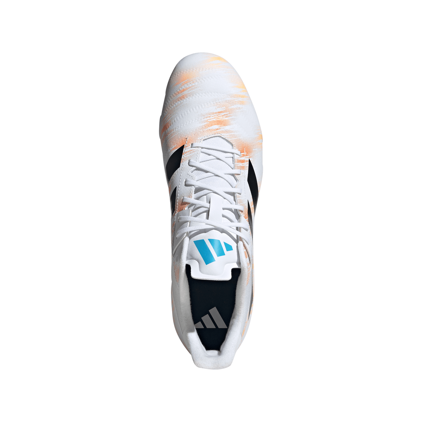 Adidas Kakari RS (SG) Rugby Boots - White/Black/Pure Orange