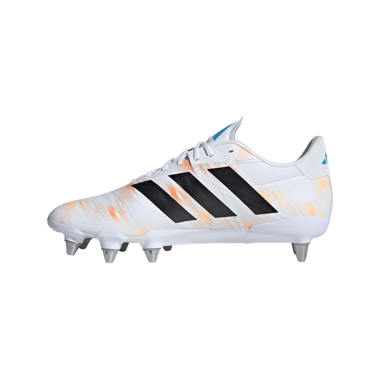 Adidas Kakari RS (SG) Rugby Boots - White/Black/Pure Orange