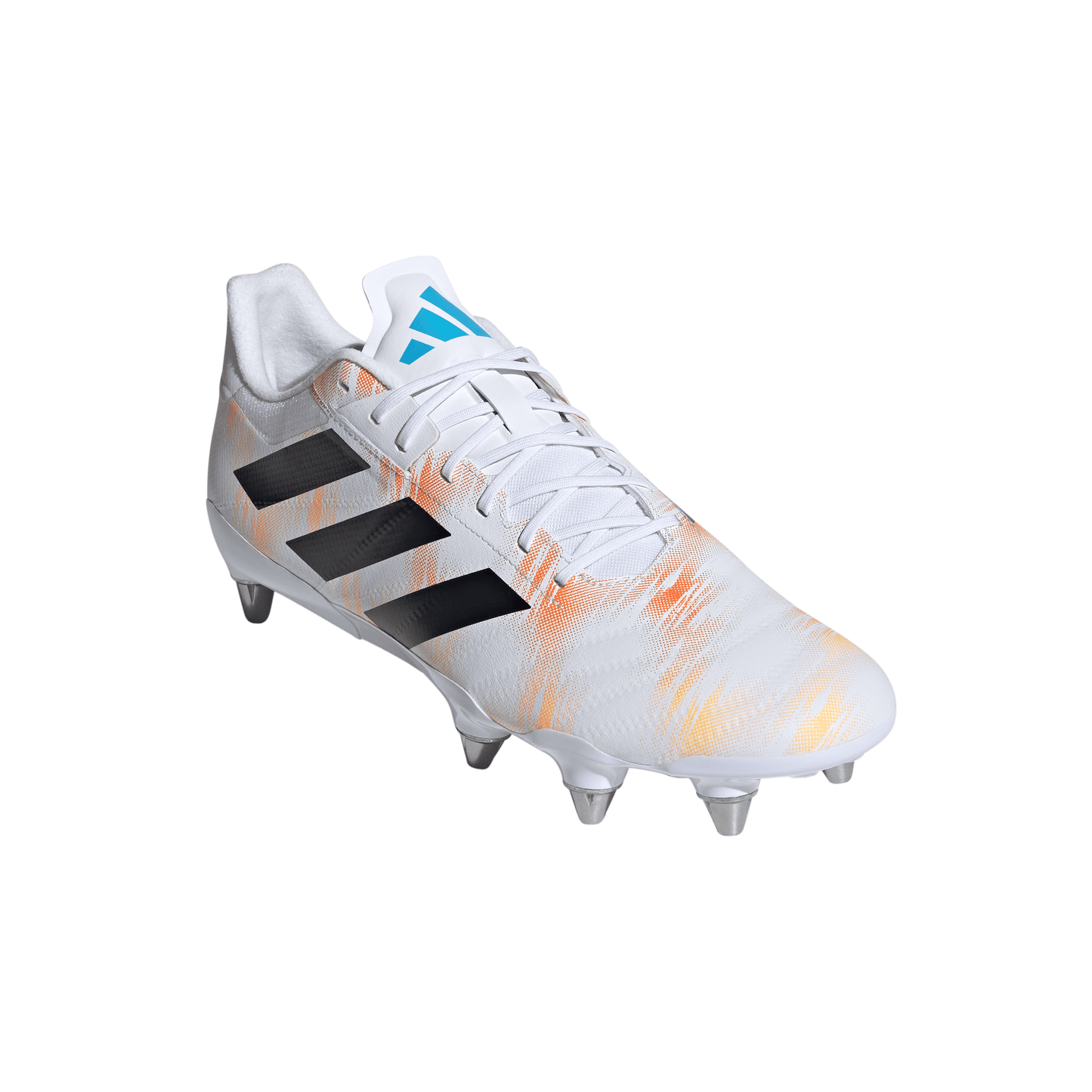 Adidas Kakari RS (SG) Rugby Boots - White/Black/Pure Orange