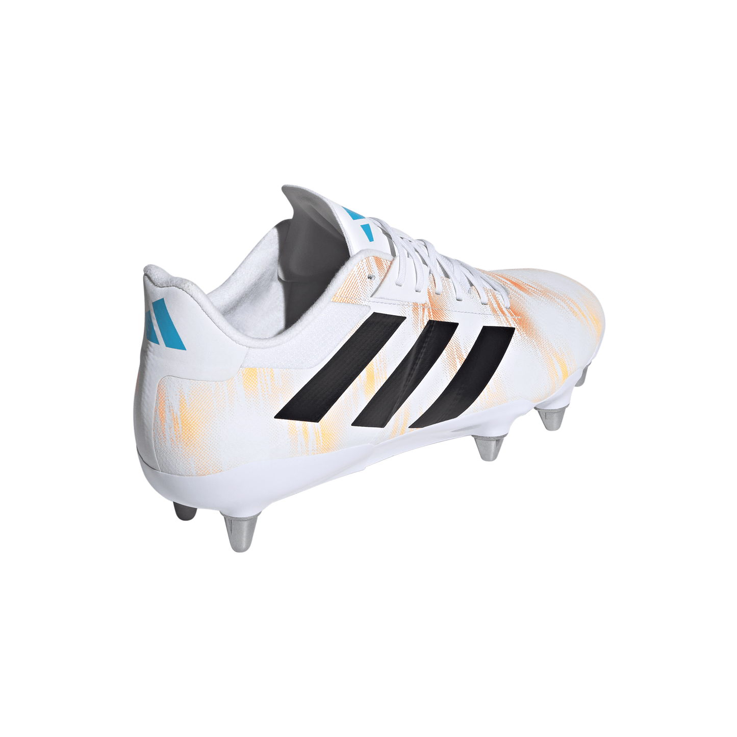 Adidas Kakari RS (SG) Rugby Boots - White/Black/Pure Orange