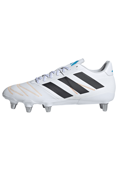 Adidas Kakari Elite (SG) Boots - White/Black/Lucid Aquamarine