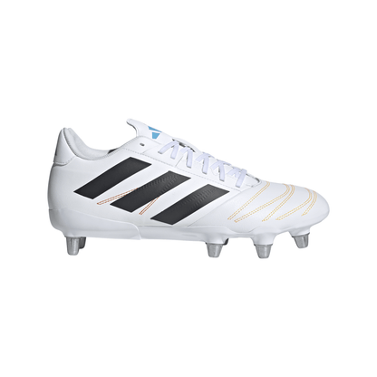Adidas Kakari Elite (SG) Boots - White/Black/Lucid Aquamarine