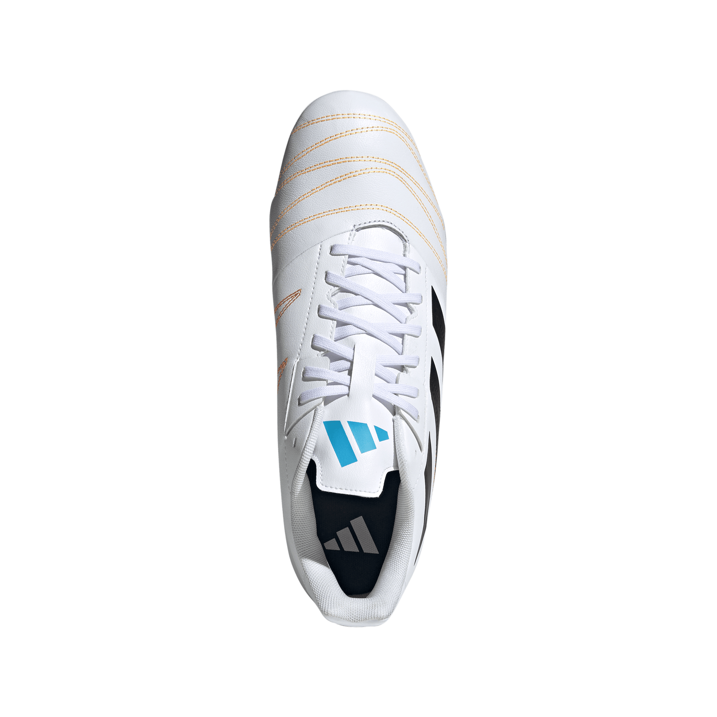 Adidas Kakari Elite (SG) Boots - White/Black/Lucid Aquamarine
