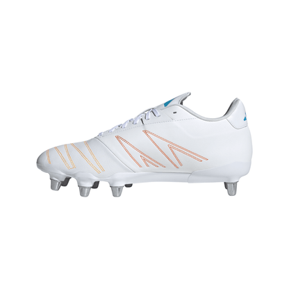 Adidas Kakari Elite (SG) Boots - White/Black/Lucid Aquamarine