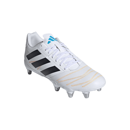 Adidas Kakari Elite (SG) Boots - White/Black/Lucid Aquamarine
