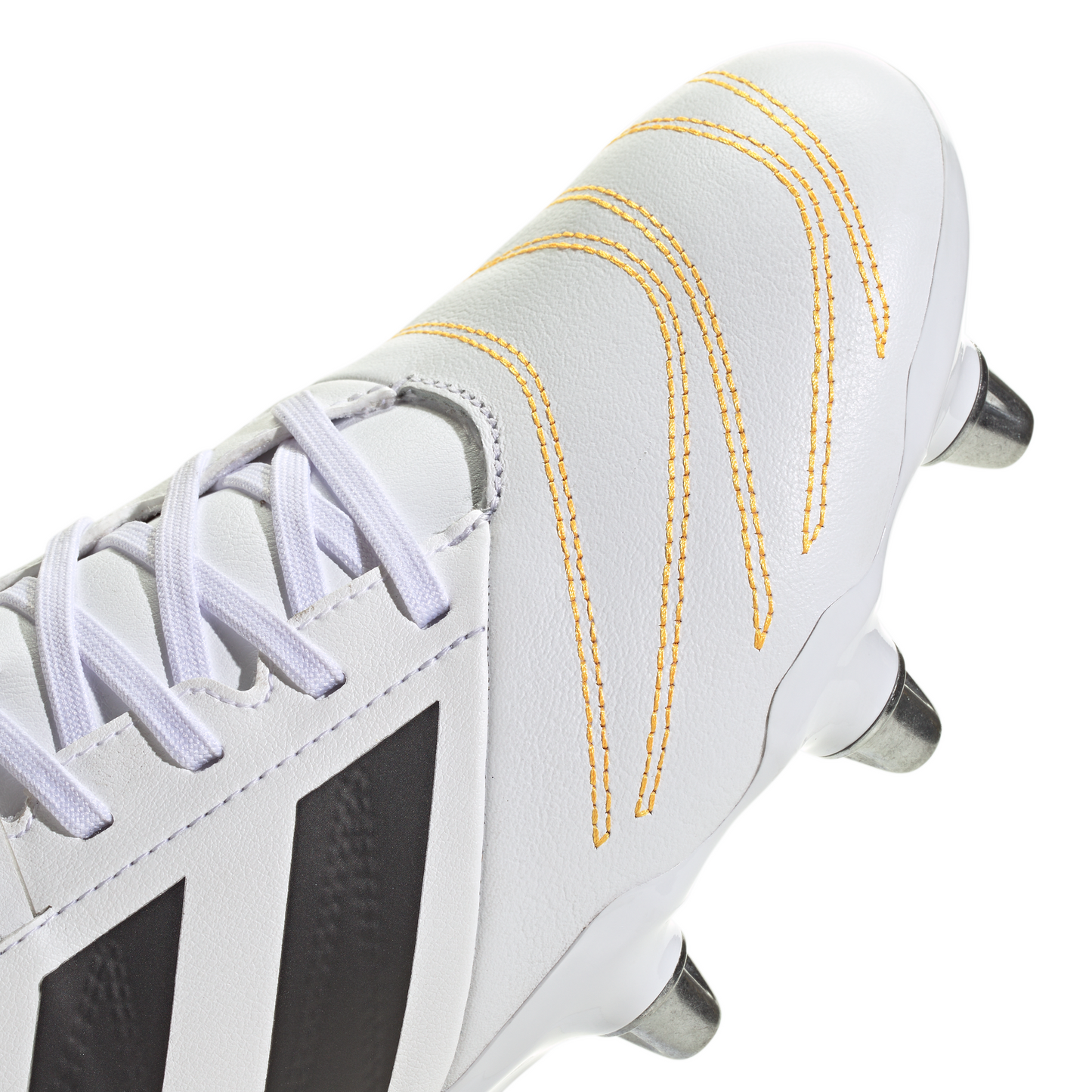 Adidas Kakari Elite (SG) Boots - White/Black/Lucid Aquamarine