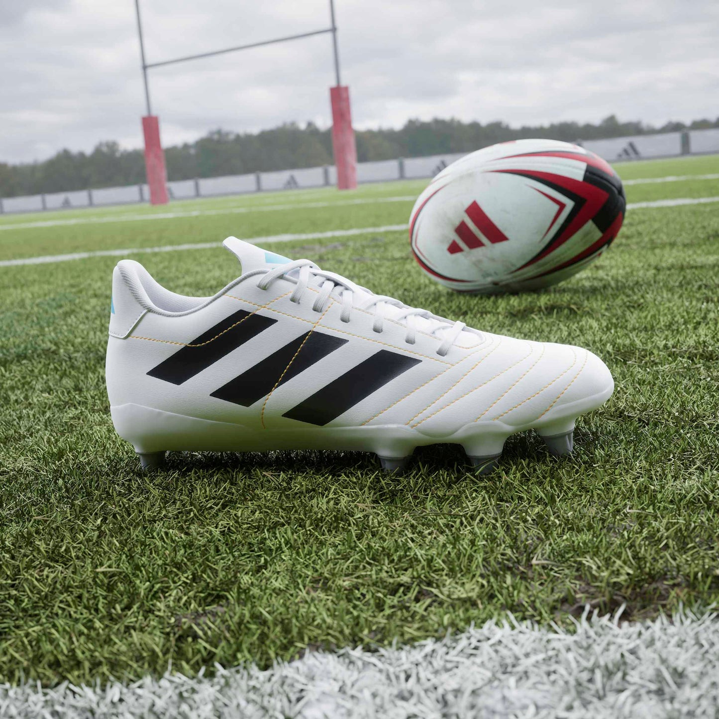 Adidas Kakari (SG) Rugby Boots - Pure Orange/White/Black