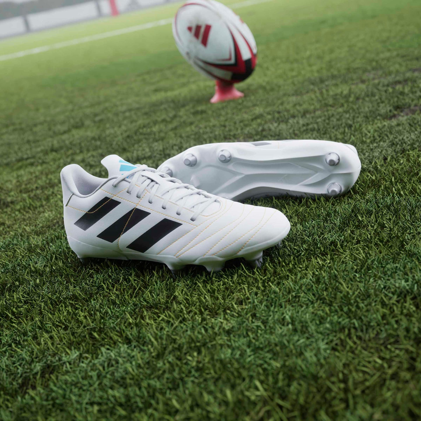 Adidas Kakari (SG) Rugby Boots - Pure Orange/White/Black