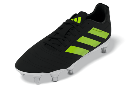 Adidas Kakari (SG) Rugby Boots - Black/Lemon/White
