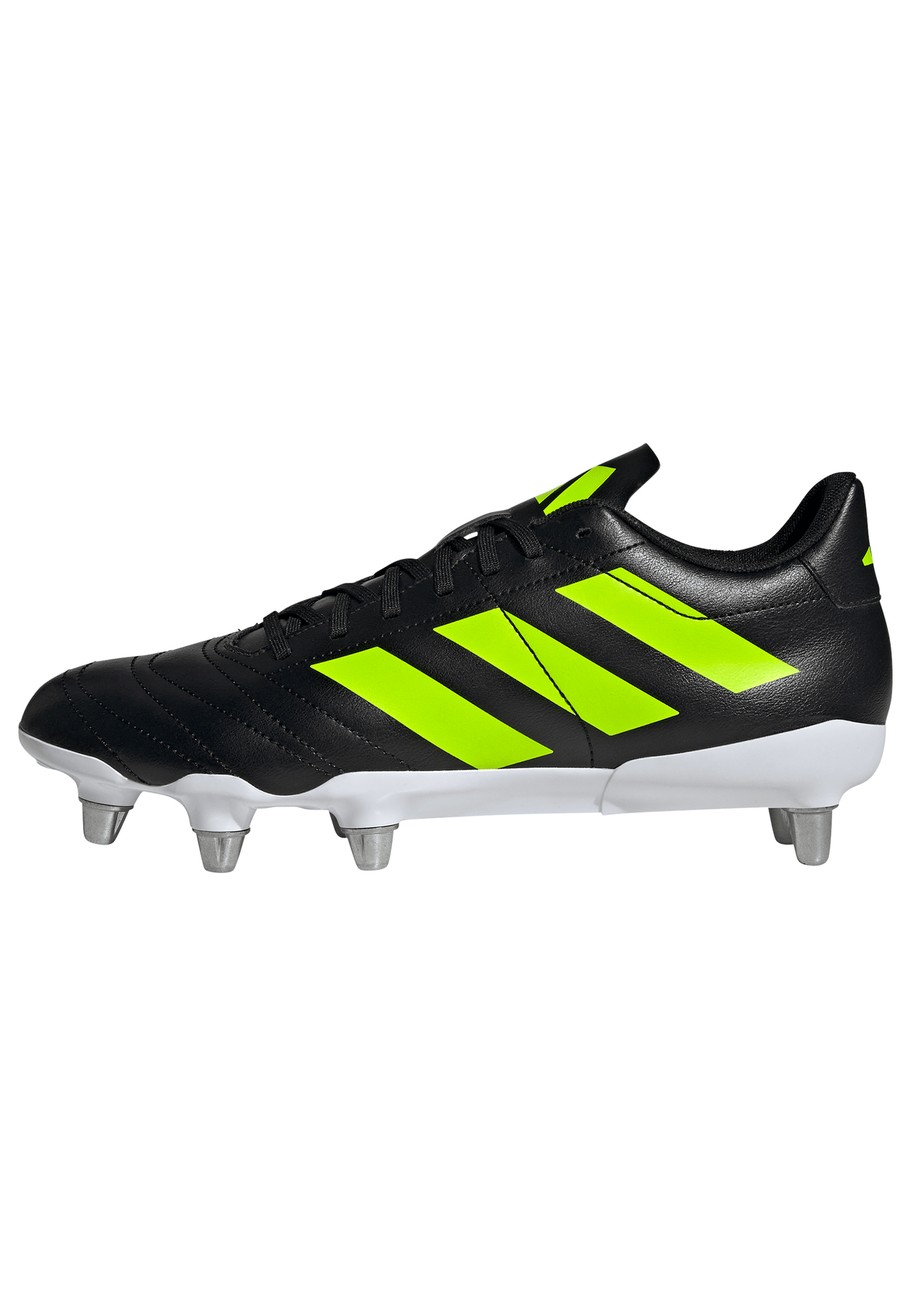 Adidas Kakari (SG) Rugby Boots - Black/Lemon/White