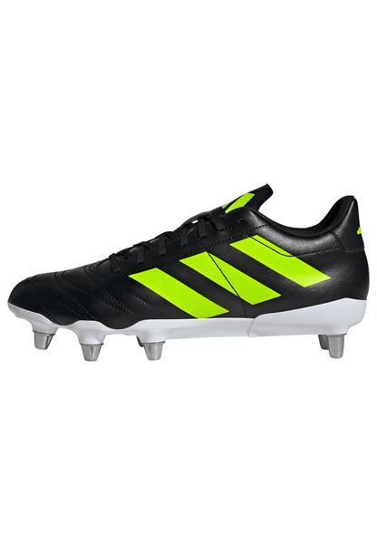 Adidas Kakari (SG) Rugby Boots - Black/Lemon/White