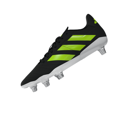 Adidas Kakari (SG) Rugby Boots - Black/Lemon/White
