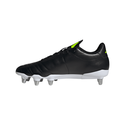 Adidas Kakari (SG) Rugby Boots - Black/Lemon/White