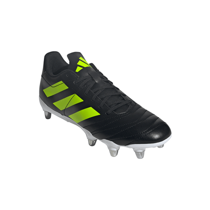 Adidas Kakari (SG) Rugby Boots - Black/Lemon/White