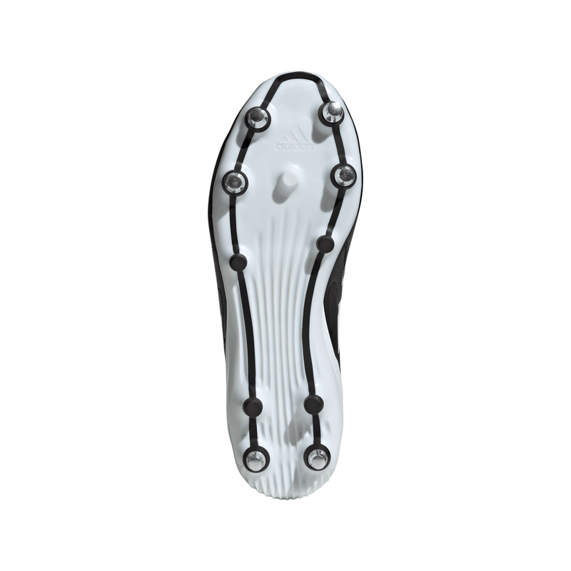 Adidas Adizero RS15 Ultimate Soft Ground Rugby Boots - Black/White/Grey-