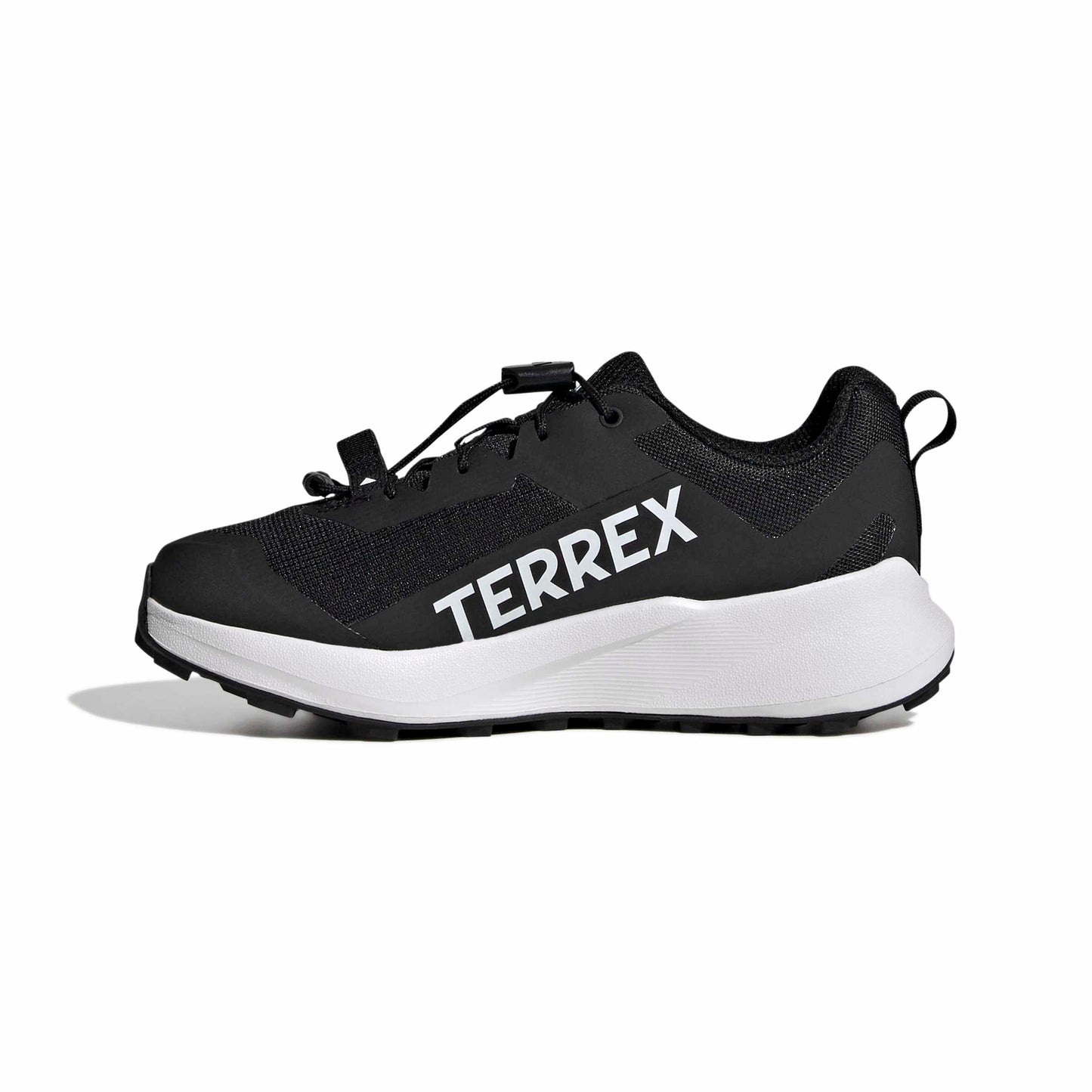 Adidas Kids Terrex Agravic Trail Running Shoes - Black/White/Orange